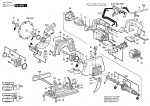 Bosch 0 601 569 041 GKS 54 Circular hand saw 110 V / GB Spare Parts GKS54